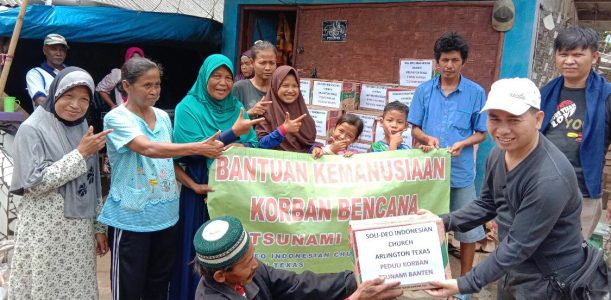 Our Donations for Tsunami Victims arrived in Banten