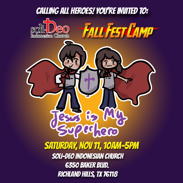 Fall Fest Camp: Jesus You’re My SuperHero