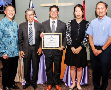 Toni Lo installed as Assistant Pastor on August 11, 2024, Rev. Timothy Charlotte William Kwan Ki